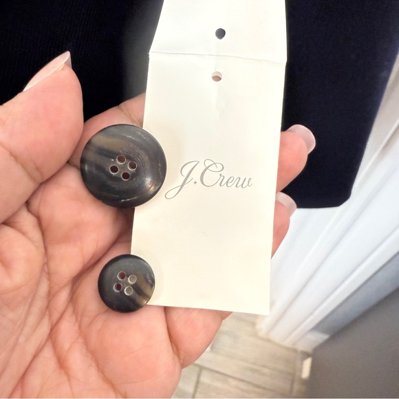 J. Crew Women’s Parke Navy Blue wool one-button blazer size 14 - Picture 7 of 10